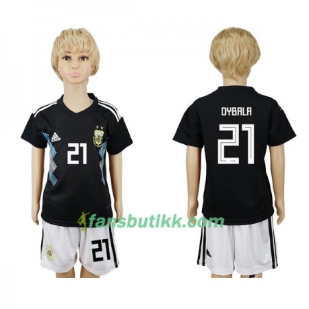 Fotball-VM 2018 Argentina drakt Dybala 21 Barn Bortetrøye